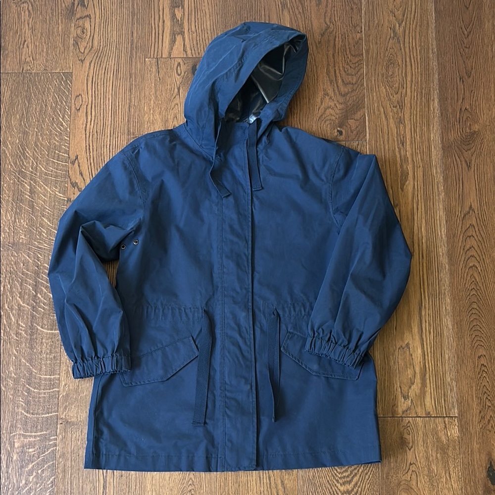 Madewell Blue Raincoat